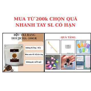 Bột Trà Rang Nguyên Chất HOUJICHA của Uji Matcha Công nghệ Nhật Bản – Gói 100g