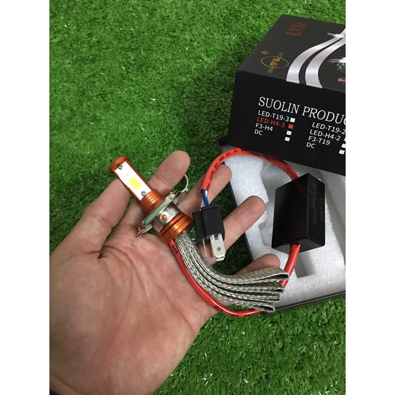 Bóng đèn pha Led 3 tim SuoLin T19 hàng đẹp