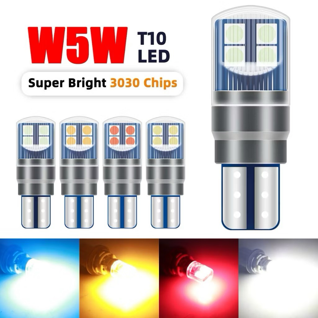 Led T10, cao cấp, 8 chips 3030 sáng cực mạnh