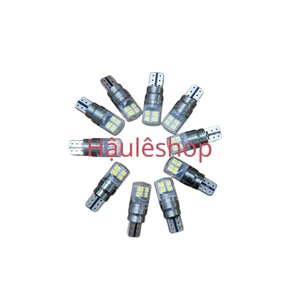 Led T10, cao cấp, 8 chips 3030 sáng cực mạnh