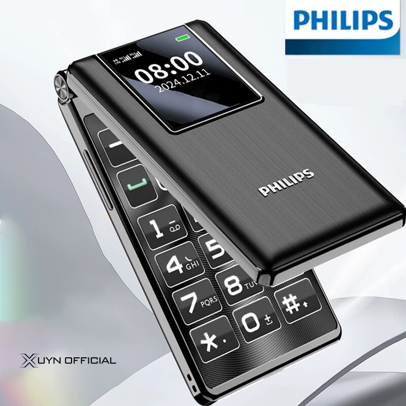 Điện thoại PHILIPS V39 Gập sang trọng, Loa Siêu To, Màn hình lớn 2.8 Inch, Pin Khủng chờ 50 ngày | BigBuy360 - bigbuy360.vn