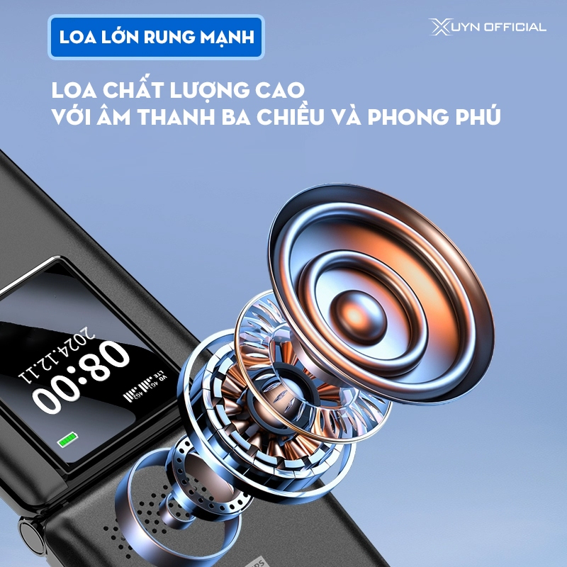 Điện thoại PHILIPS V39 Gập sang trọng, Loa Siêu To, Màn hình lớn 2.8 Inch, Pin Khủng chờ 50 ngày | BigBuy360 - bigbuy360.vn