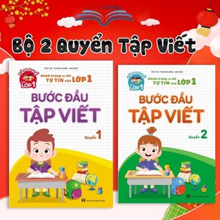 Sách- Bộ 2 Quyển Bước Đầu Tập Viết Hành Trang Tự Tin Vào Lớp 1 ( 2 Cuốn)