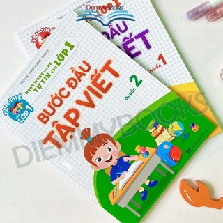 Sách- Bộ 2 Quyển Bước Đầu Tập Viết Hành Trang Tự Tin Vào Lớp 1 ( 2 Cuốn)