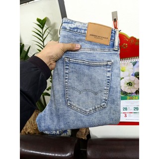 [cam kết authentic] quần jean nam chính hãng eagle american chất vải co giãn nhẹ màu xanh bạc