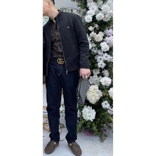 [loại vải jean cao cấp] quần jean nam lv vải nhật selvedge denim xanh tím than indigo