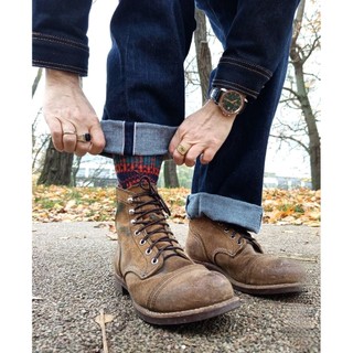 [loại vải jean cao cấp] quần jean nam lv vải nhật selvedge denim xanh tím than indigo