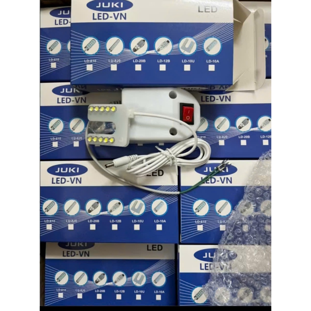 Đèn led Hình Chữ U – Đèn Led 10 bóng gắn  Cho Máy May,