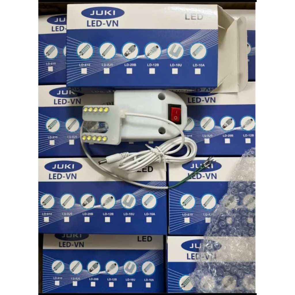 Đèn led Hình Chữ U – Đèn Led 10 bóng gắn  Cho Máy May,