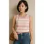 Áo Len Nữ Sát Nách Quảng Châu cao cấp Dáng Croptop Kẻ ngang - Phong Cách Trẻ Trung, Năng Động