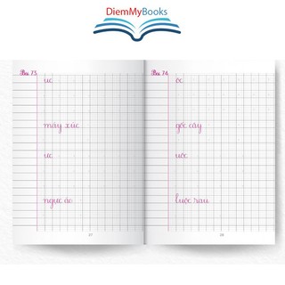 Bộ 3 Quyển Vở Ô Ly Có Mẫu Chữ Cỡ Chữ To + Nhỏ Dành Cho Bé Chuẩn Bị Lên Lớp 1
