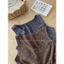TRIANGLE - Brown long-sleeved Shirt (Cân nhắc kỹ, return is not welcomed)- Áo kiểu dài tay 3 chi tiết áo thun+gile+ belt