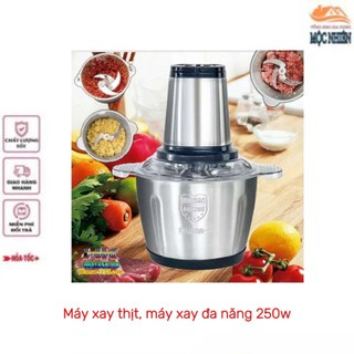 🌟BẢO HÀNH 1 ĐỔI 1🌟 Máy xay thịt, máy xay đa năng, công suất 250W, cối inox304, 4 lưỡi dao sắc bén