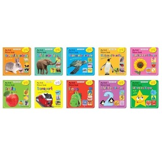 Sách- Bộ 10 Quyển My First Picture Book Thư Viện Hình Ảnh Đầu Tiên Sách Thiếu Nhi Song Ngữ Anh VIệt Cho Bé Từ 0-6 Tuôi