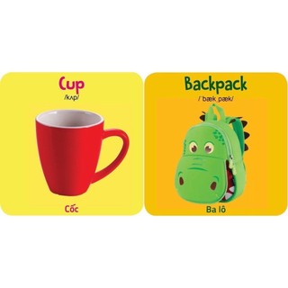 Sách- Bộ 10 Quyển My First Picture Book Thư Viện Hình Ảnh Đầu Tiên Sách Thiếu Nhi Song Ngữ Anh VIệt Cho Bé Từ 0-6 Tuôi