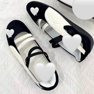 Giày lười búp bê thời trang bigsize nữ Pu blet cao cấp trắng đen đế bệt êm nhẹ,sneakers sục giày lười hottrend