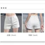 Quần short jean nữ trắng cạp cao ôm eo tôn dáng hot trend phong cách Hàn Quốc