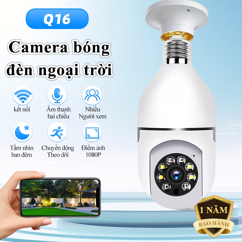[V380] Camera không dây, camera xoay 355°*90°, video HD 1080p, đàm thoại hai chiều, tầm nhìn ban đêm.