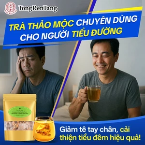 Tong Ren Tang Trà Thảo Mộc Cho Người Tiểu Đường – Ổn Định Đường Huyết,Giảm Khát Nước,Đi Tiểu Nhiều