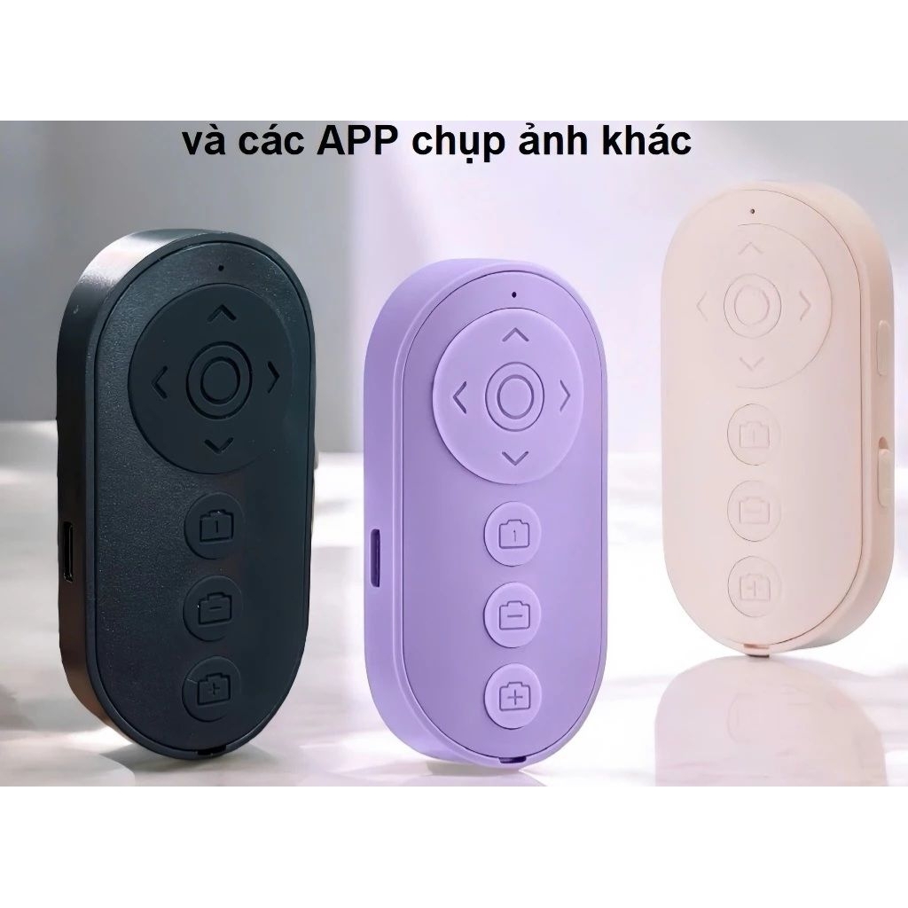 Remote M9 điều kiển bluetooth chụp ảnh  ,dùng được nhiều app khác.