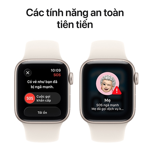 Apple Watch SE 3 Viền Nhôm Cellular 44mm Dây cao su M/L Chính hãng | BigBuy360 - bigbuy360.vn