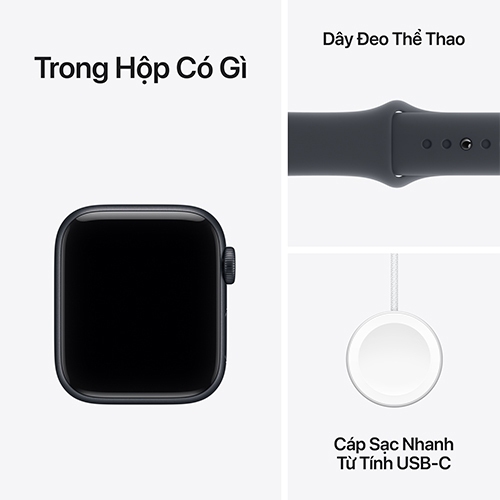 Apple Watch SE 3 Viền Nhôm Cellular 44mm Dây cao su M/L Chính hãng | BigBuy360 - bigbuy360.vn