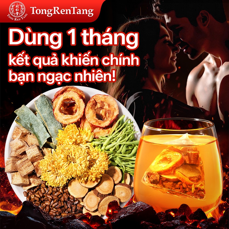 Tong Ren Tang Trà Thảo Mộc Bổ Thận – Hỗ Trợ Tăng Cường Sinh Lực,Bổ Thận Tráng Dương,Uống Hàng Ngày