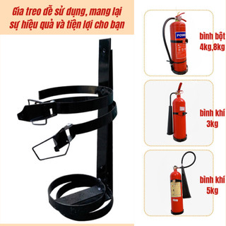 [Chính hãng] Giá treo bình chữa cháy, dây đai đỡ bình cứu hoả bằng Sắt các loại | Tiện lợi, thẩm mỹ.