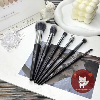 [FOCALLURE] Bộ 6 Cọ Trang Điểm FOCALLURE Đen Lông Mềm Mại (FA-70#A)