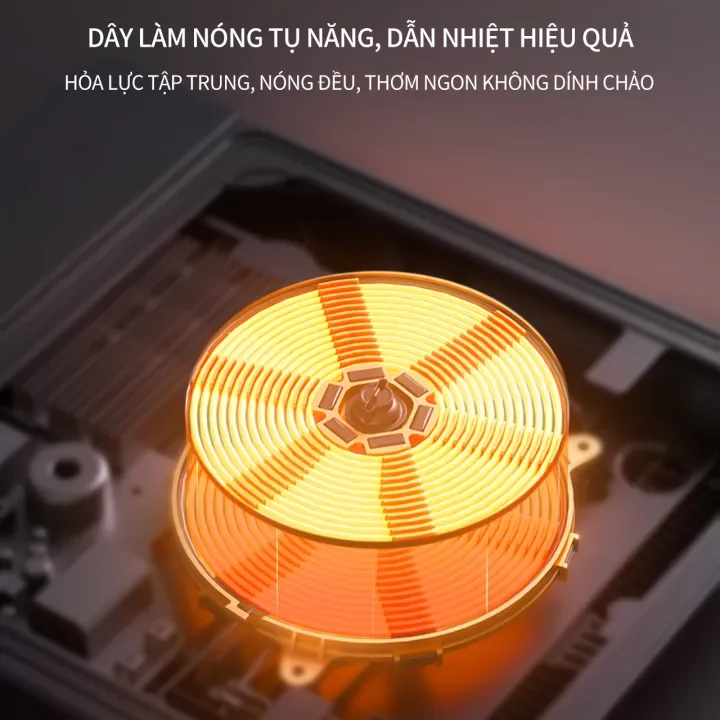 【Bảo hành 3 năm】 – Bếp từ công suất lớn 2200W bằng vật liệu cao cấp, có chức năng đặt lịch và nhiều chế độ nấu nướng