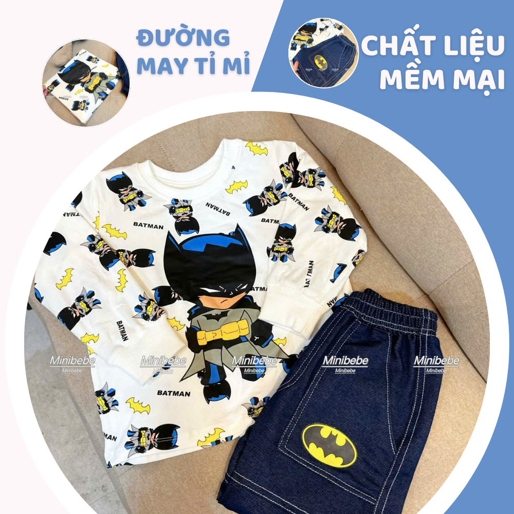 [À ƠI SHOP] C83- bộ dài batman cả áo - a210.359