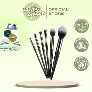 [FOCALLURE] Bộ 6 Cọ Trang Điểm FOCALLURE Đen Lông Mềm Mại (FA-70#A)