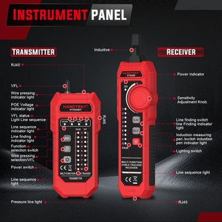 HABOTEST HT800AB Network Cable Tracer Cable Lan Tester Máy kiểm tra cáp mạng hiệu quả cho cáp Ethernet Công cụ kiểm