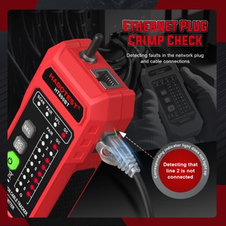 HABOTEST HT800AB Network Cable Tracer Cable Lan Tester Máy kiểm tra cáp mạng hiệu quả cho cáp Ethernet Công cụ kiểm