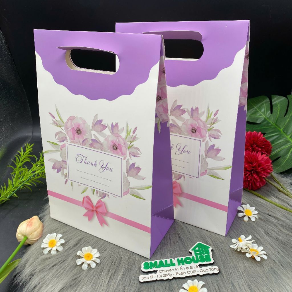 [COMBO 5 TÚI XINH] TÚI GIẤY NẮP GẬP ĐỰNG  QUÀ TẶNG, MỸ PHẨM, PHỤ KIỆN CỰC SANG TRỌNG