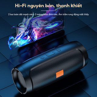 Loa bluetooth nghe nhạc mini GrownTech charge 3+ mini 10W chống nước vỏ nhôm cao cấp