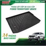 Thảm lót cốp 3D xe Ford Territory 2023+ Thảm đúc HUVI CAO CẤP KHÔNG MÙI - KHÔNG ẨM MỐC - DỄ VỆ SINH — ảnh 2