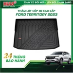 Thảm lót cốp 3D xe Ford Territory 2023+ Thảm đúc HUVI CAO CẤP KHÔNG MÙI - KHÔNG ẨM MỐC - DỄ VỆ SINH — ảnh 1