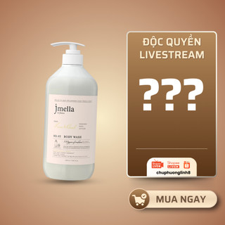 Sữa Tắm Hương Nước Hoa Jmella No.1 1000ml MP1207 -Dưỡng Ẩm Sâu, Lưu Hương Sang Trọng Suốt Ngày Dài