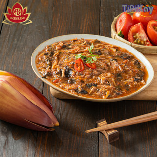 [Hỏa Tốc HCM_Đông Lạnh] Bắp Chuối Kho Cà (Cá Mòi Chay) 300g - Chay Mặn Đều Dùng Được - TiPiKay Shop
