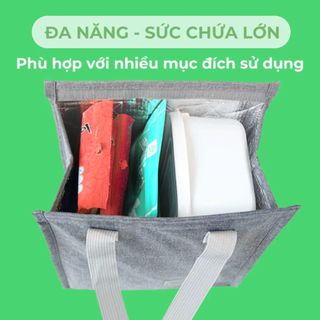 Túi Đựng Hộp Cơm Giữ Nhiệt BONBOX BLB30 Chống Thấm Nước 3 Lớp, Sức Chứa Lớn