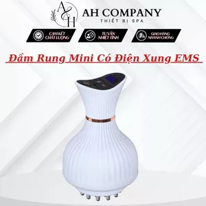 Đầm Rung Mini Giảm Mỡ Bụng Có Điện Di EMS Thiết Kế Cầm Tay Nhỏ Gọn Giúp Đả Thông Kinh Lạc