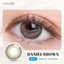 Kính áp tròng khoá ẩm 1 Ngày Màu Rêu Ánh Xám CARASE, Lens cận DANIEL BROWN