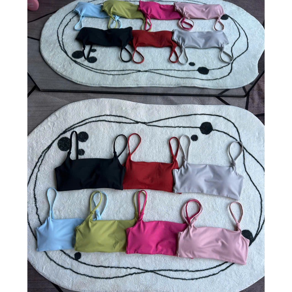 ÁO Bra HAI DÂY BASIC  chất LULU KÈM MÚT RỜI D22 Tập Gym-Yoga-Aerobic HOTHISPORT