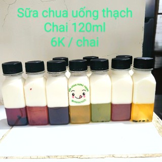 combo 10 Chai nhựa đựng sữa chua uống nhỏ 120ml
