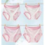 Set 4 quần chíp bé gái, quần lót cho bé chất liệu petit cao cấp kháng khuẩn an toàn
