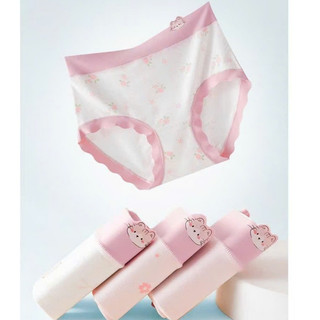 [P06 PETIT PHIÊN BẢN THÔNG HƠI] Set 4 quần chíp bé gái, quần lót cho bé chất liệu petit cao cấp kháng khuẩn an toàn
