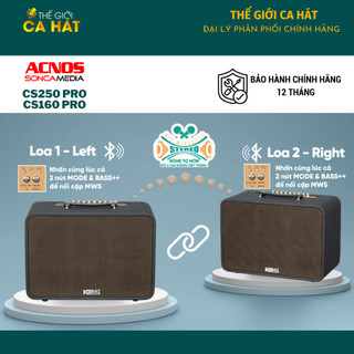 CS160PRO/ CS250PRO  Loa Karaoke Bluetooth Di Động NHỎ ĐẸP MẠNH MẼ ACNOS Soncamedia