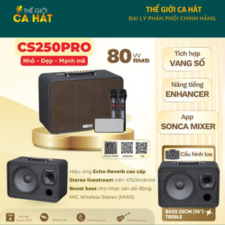 CS160PRO/ CS250PRO  Loa Karaoke Bluetooth Di Động NHỎ ĐẸP MẠNH MẼ ACNOS Soncamedia