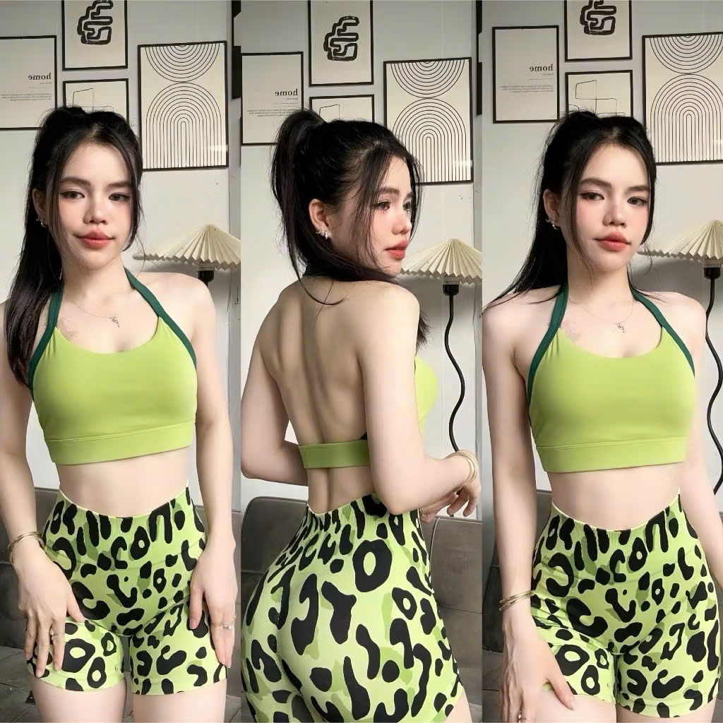Áo Bra Viền Màu Hở Lưng Kèm Mút Tập Gym-Yoga-Aerobic B2 HOTHISPORT